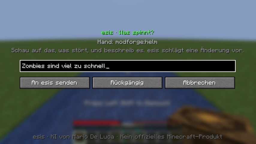 Overlay mit Eingabefeld
